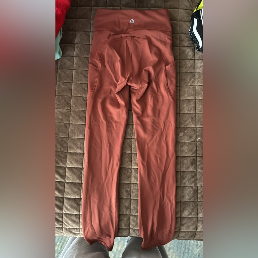 lululemon athletica High-Rise Rust/Copper Leggings